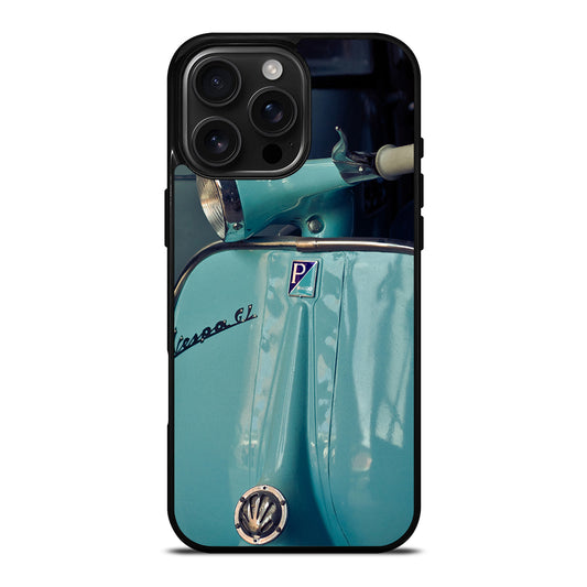 VESPA PIAGGIO BLUE iPhone Case Cover