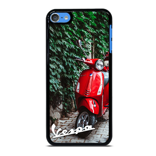 VESPA PIAGGIO RED MOTORCYCLE iPod Touch Case Cover