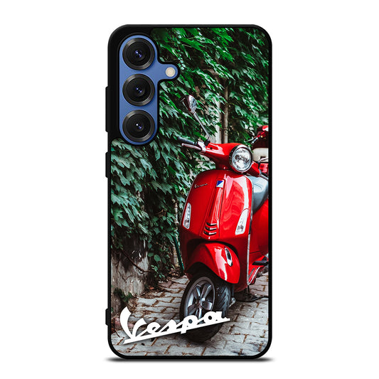 VESPA PIAGGIO RED MOTORCYCLE Samsung Galaxy Case Cover