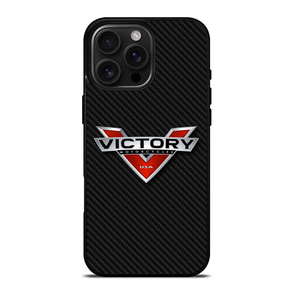 VICTORY MOTORCYCLES CARBON LOGO iPhone Case Cover