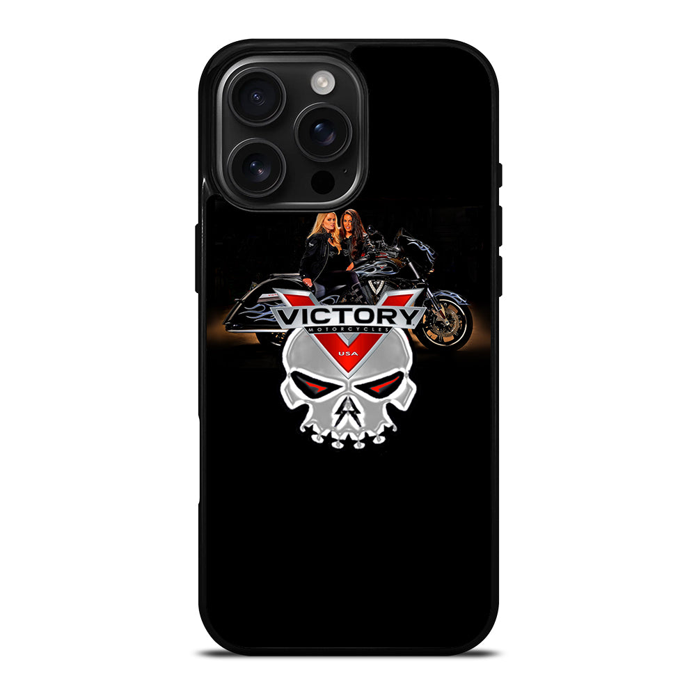 VICTORY MOTORCYCLES SKULL iPhone Case Cover