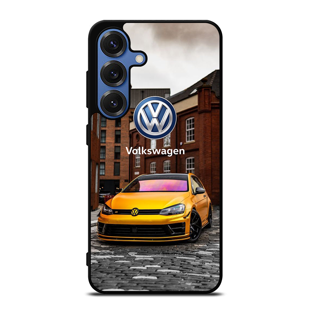 VW VOLKSWAGEN GTI CAR YEELOW Samsung Galaxy Case Cover