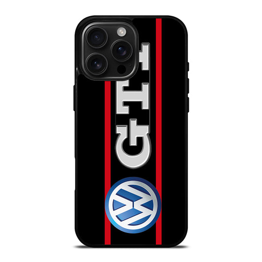 VW VOLKSWAGEN GTI STRIPE LOGO iPhone Case Cover