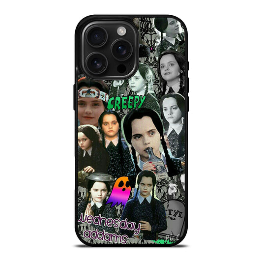 WEDNESDAY ADDAMS COLLAGE iPhone Case Cover
