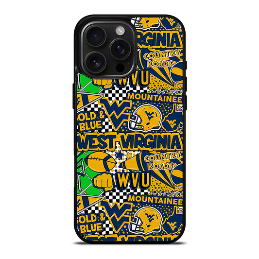 WEST VIRGINIA MOUNTAINEERS COLLAGE iPhone Case Cover