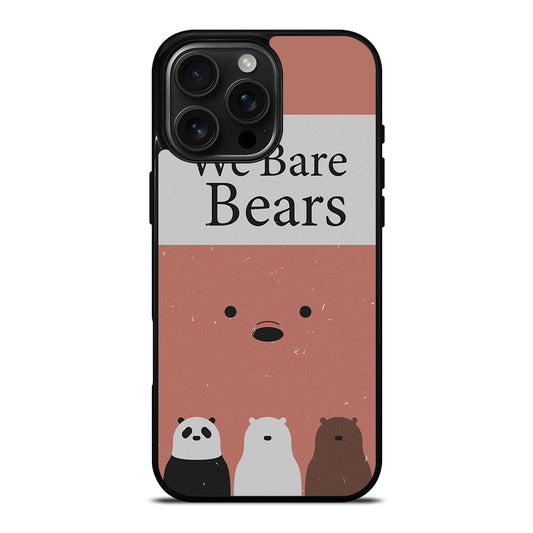 WE BARE BEARS 3 iPhone Case Cover