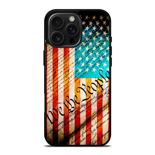 WE THE PEOPLE AMERICAN FLAG iPhone Case Cover