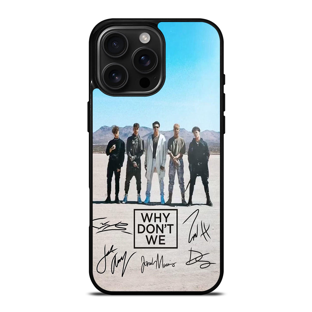 WHY DON'T WE SIGNATURE iPhone Case Cover