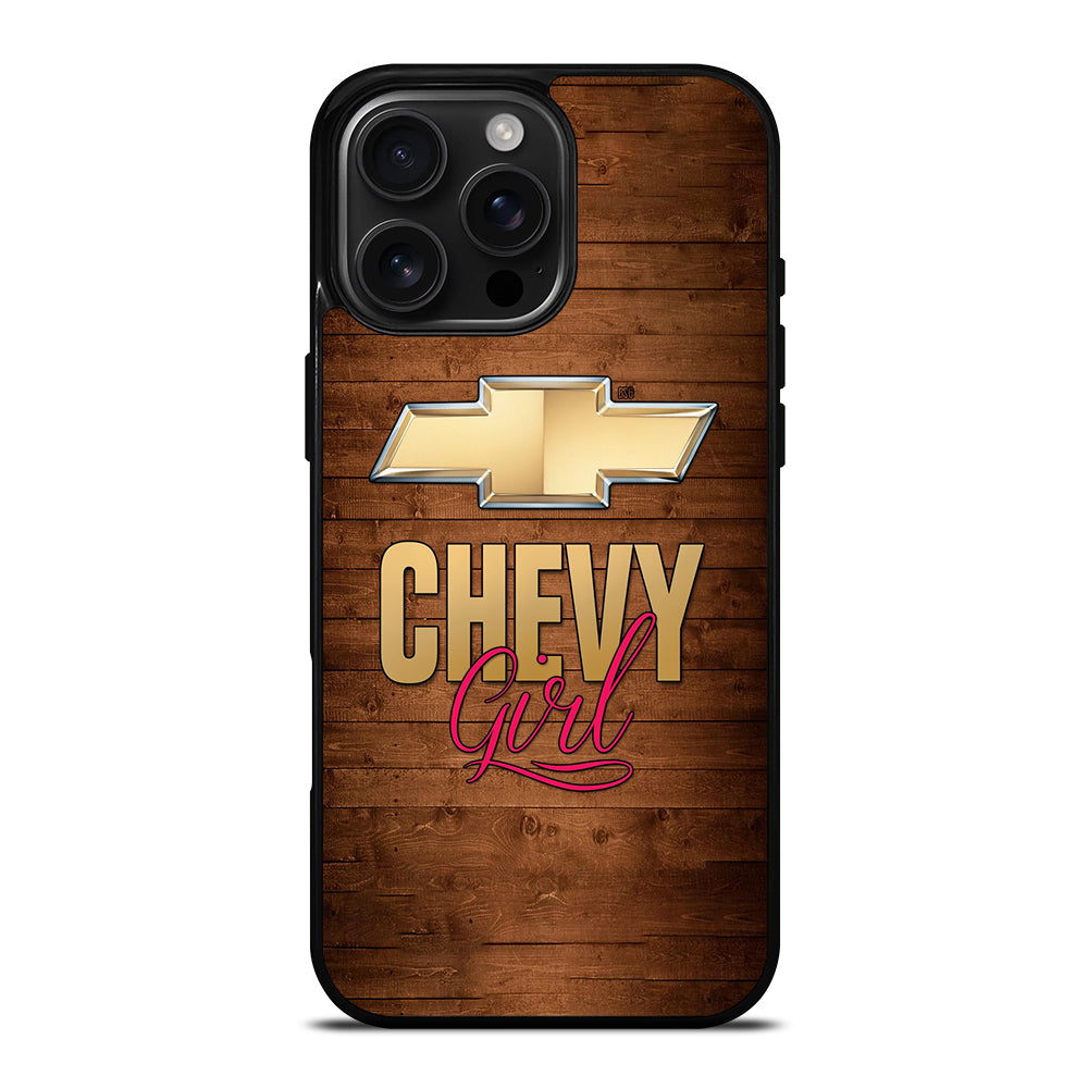 WOODEN CHEVY GIRL iPhone Case Cover