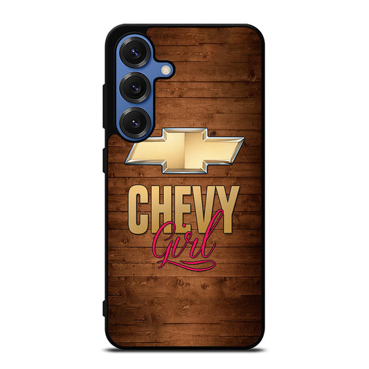 WOODEN CHEVY GIRL Samsung Galaxy Case Cover