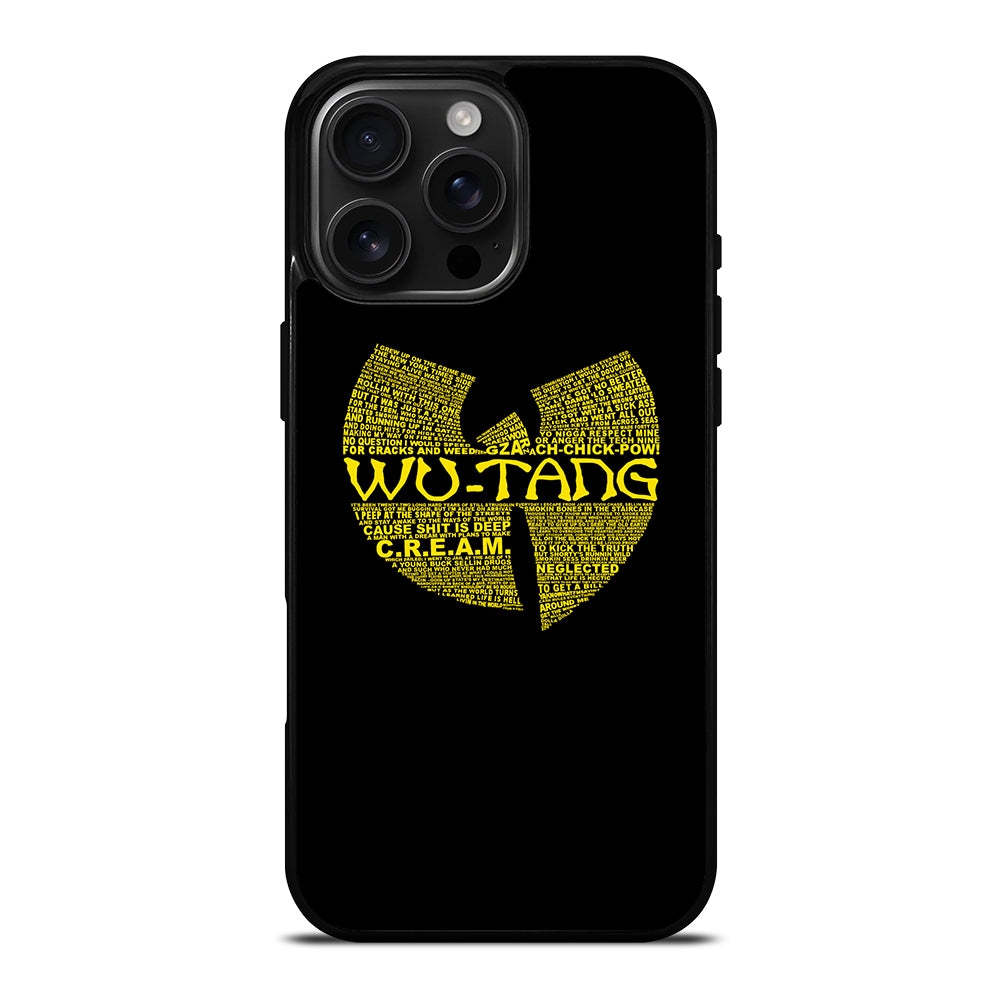 WU TANG CLAN HIP HOP iPhone Case Cover