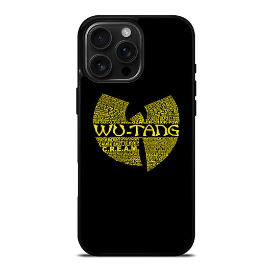 WU TANG CLAN HIP HOP iPhone Case Cover