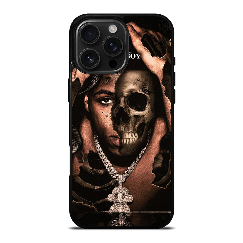 YOUNGBOY NBA RAPPER SKULL iPhone Case Cover